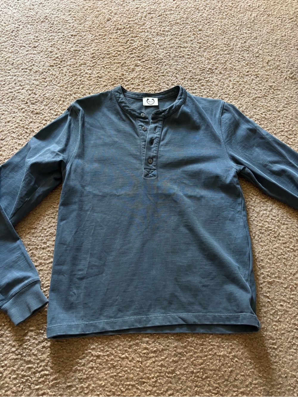 Wolf vs Goat WvG Mens Size XXS Long Sleeve Henley
